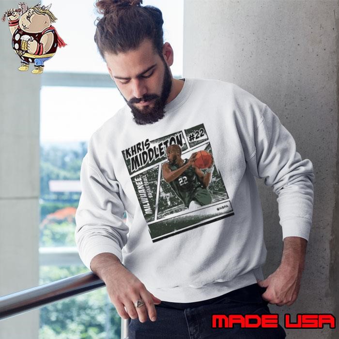Khris Middleton American professional basketball player Milwaukee Comic Sweatshirt