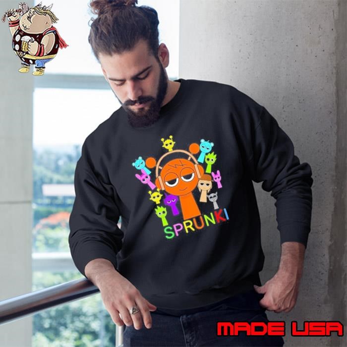 Kids Funny Sprunki Just A Boy Who Loves Sprunki Kids Sprunki Beat Sweatshirt