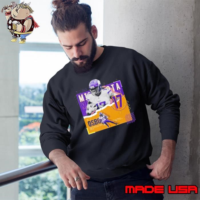 Kj Osborn Football Paper Poster Vikings Sweatshirt