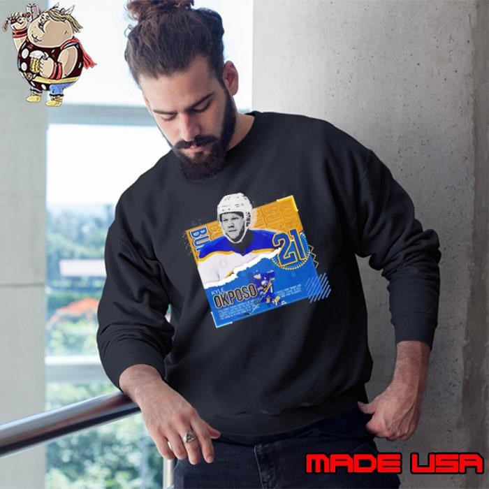 Kyle Okposo American former professional ice hockey right winger Sabres Sweatshirt