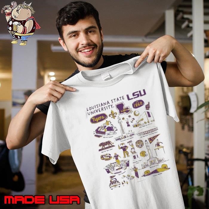 LSU Tigers Vive La Fete Infant Impressions artwork Unisex