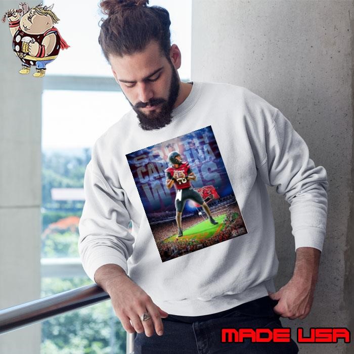 LaNorris Sellers South Carolina Gamecock Legacy Game 164 Pass Yds 166 Rush Yds Poster Sweatshirt
