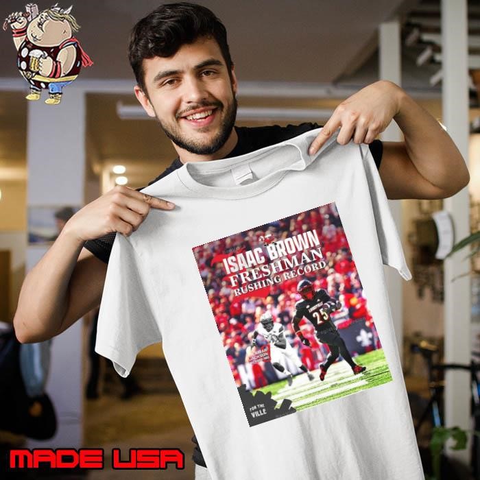 Lamar Jackson 960 Rushing Yards Isaac Brown Freshman Rushing Record Louisville Cardinals Poster Unisex