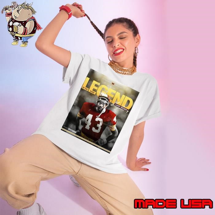 Larry Brown is Week 13 Legend of the Game Washington Commanders NFL Dec 1 2024 Signature Poster Ladies tee