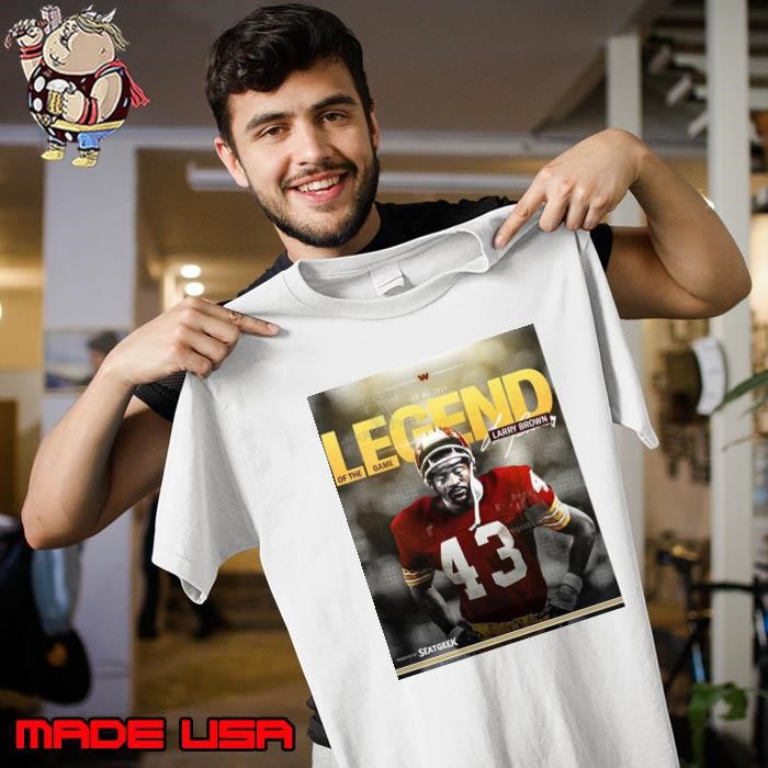 Larry Brown is Week 13 Legend of the Game Washington Commanders NFL Dec 1 2024 Signature Poster Unisex