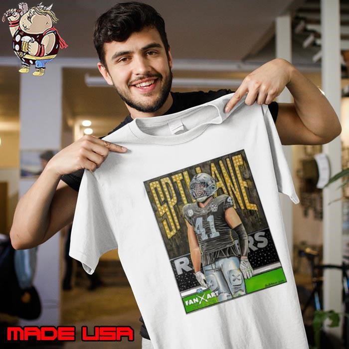 Las Vegas Raiders Robert Spillane 10 10 No Notes Fan Art 2024 Poster Unisex