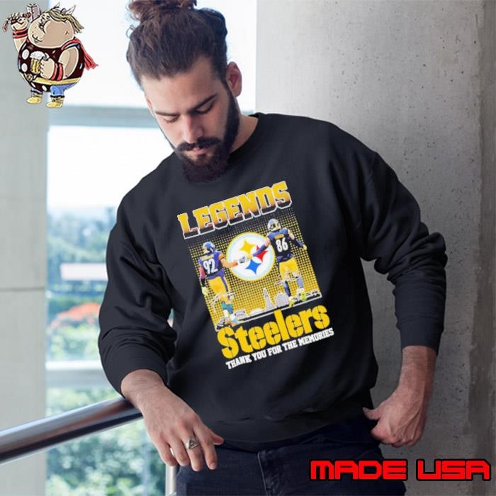 Legends Pittsburgh Steelers James Harrison x Hines Ward thank you Sweatshirt