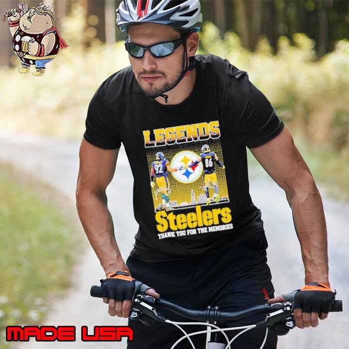 Legends Pittsburgh Steelers James Harrison x Hines Ward thank you Unisex