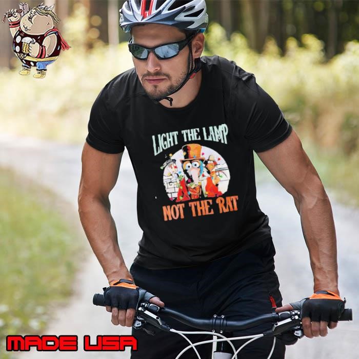 Light the lamp not the rat Christmas holiday rat Unisex