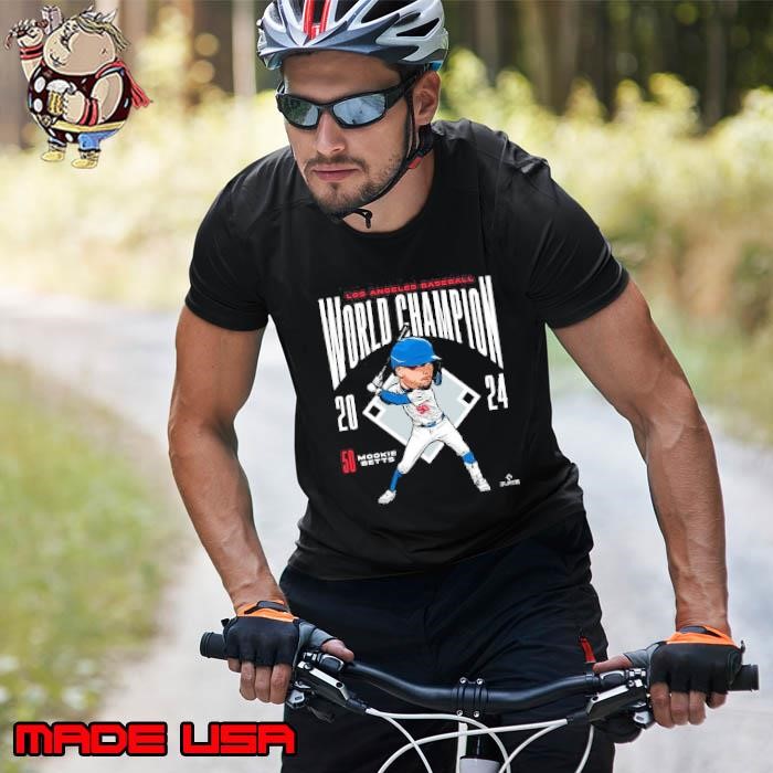 Los Angeles 24 World Champion Mookie Betts Mlbws24Mb Unisex