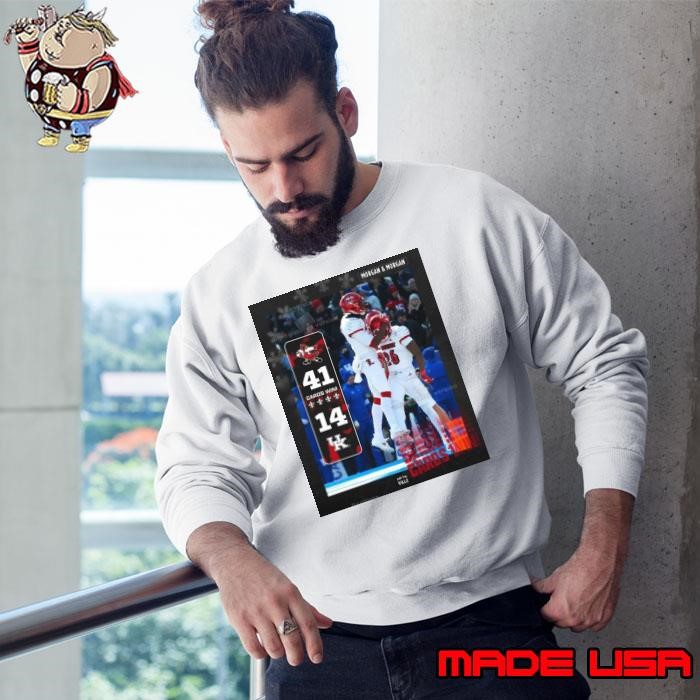 Louisville Cardinals Vs Kentucky Wildcats Cards Win 41 – 14 Morgan & Morgan Poster Sweatshirt