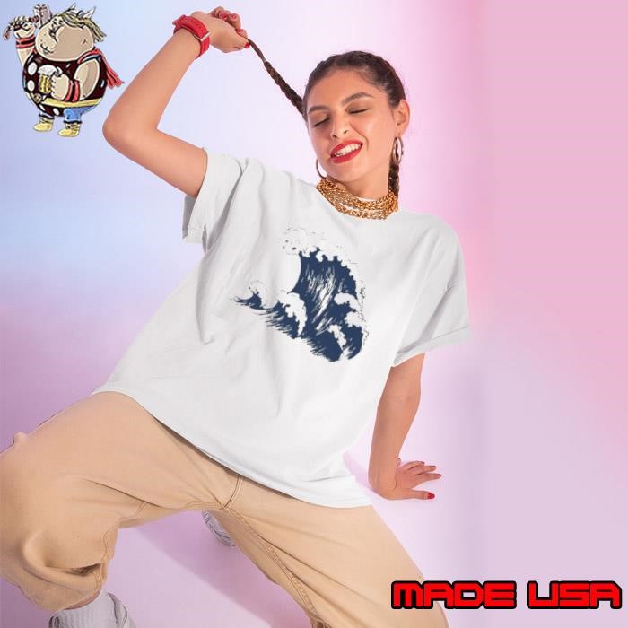 Mac Miller Swimming Wave Ladies tee