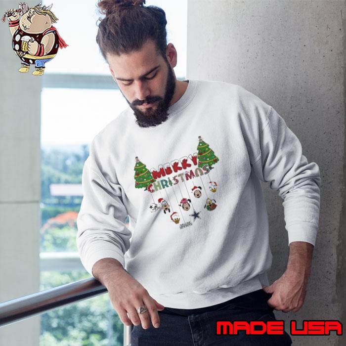 Merry Christmas Disney X Dallas Cowboys Football Sweatshirt