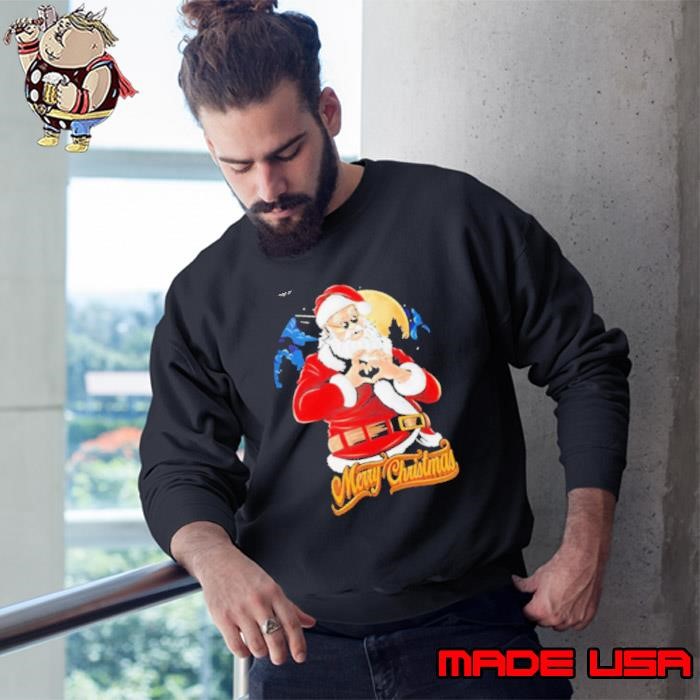 Merry Christmas Santa Claus relax heart Sweatshirt