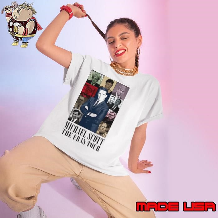 Michael Scott The Eras Tour Retro Ladies tee