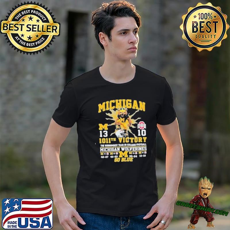 Michigan Wolverines Mascot 1011th Victory Beat Ohio State Buckeyes 2024 Unisex