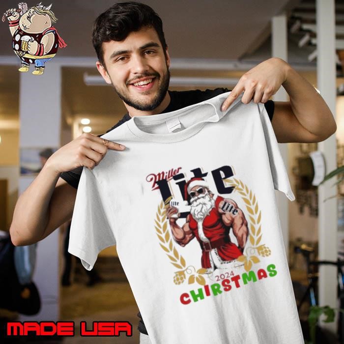 Miller Lite Santa Christmas Unisex
