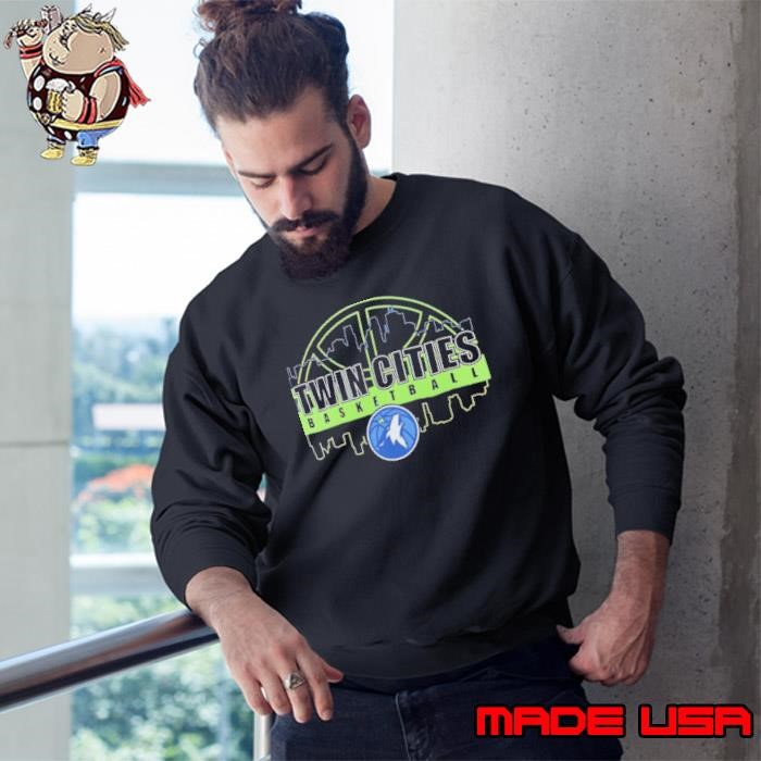 Minnesota Timberwolves Twin Cities skyline Sweatshirt