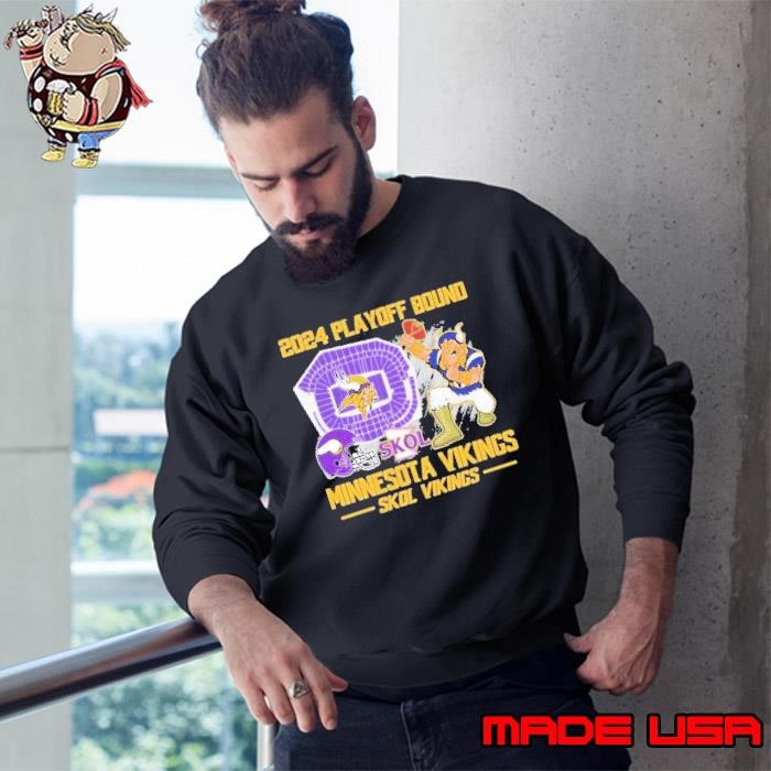 Minnesota Vikings 2024 Playoff Bound Skol Vikings shirts Sweatshirt