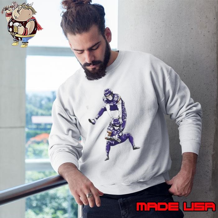 Minnesota Vikings Cam Bynum X Josh Metellus celebration Sweatshirt