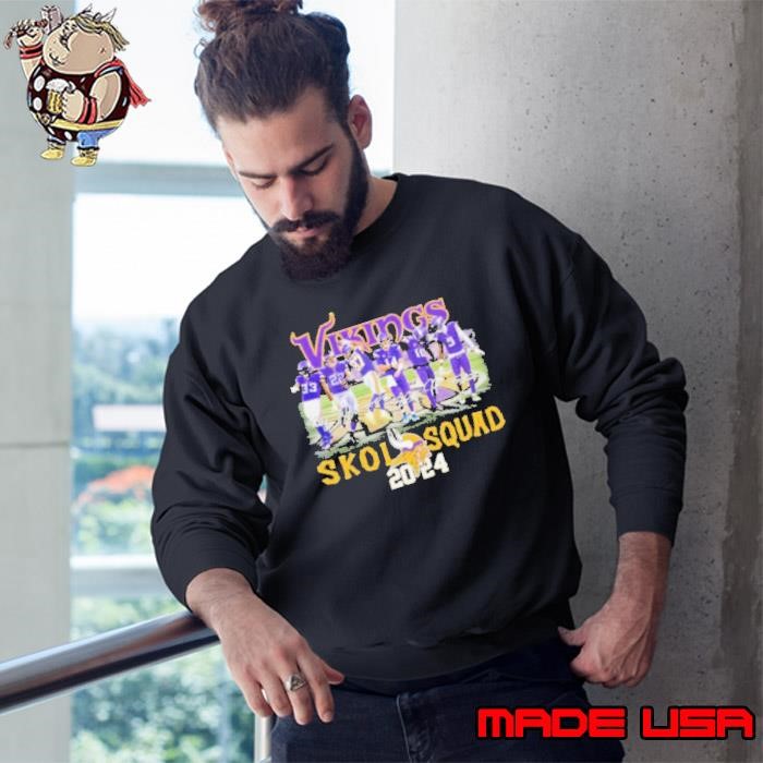 Minnesota Vikings Skol Squad 2024 Playoffs Sweatshirt