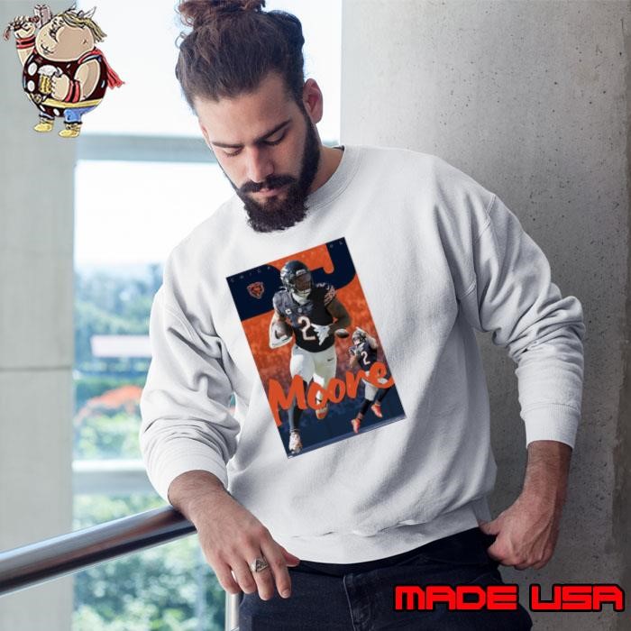 NFL Chicago Bears – DJ Moore Dynamo Player 2024 Poster Sweatshirt