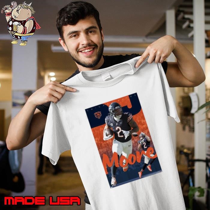 NFL Chicago Bears – DJ Moore Dynamo Player 2024 Poster shirt