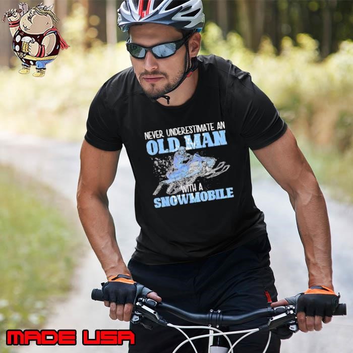 Never Underestimate An Old Man With A Snowmobile Gear Old Man Beard Unisex