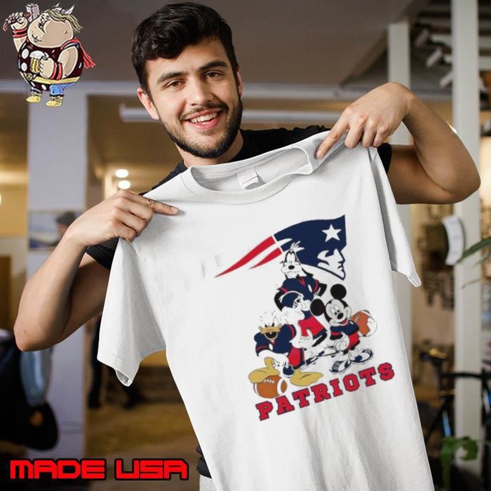 New England Patriots football NFL Mickey and friends cartoon Unisex