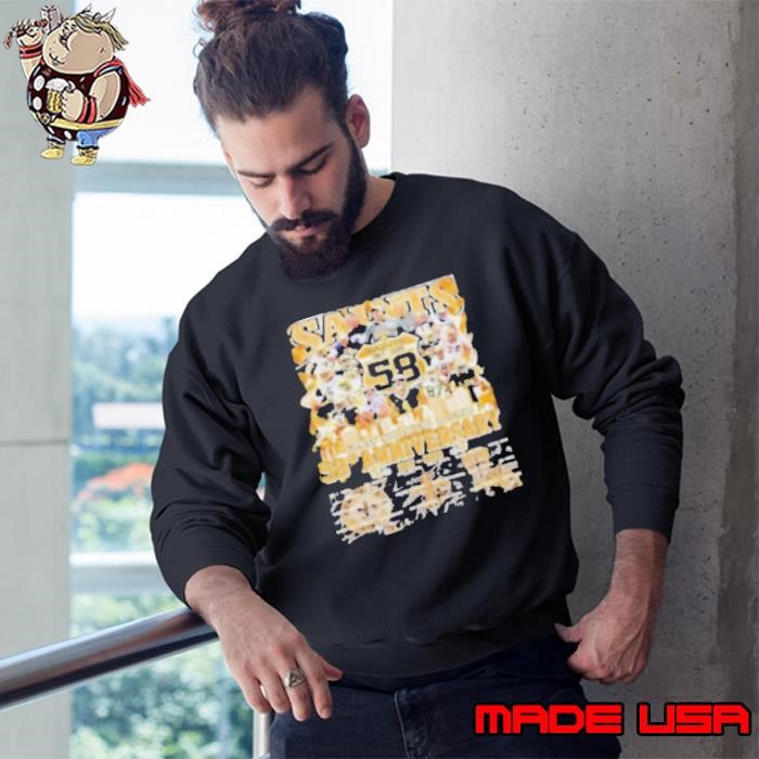 New Orleans Saints The Saints 58th Anniversary 1967 2025 signature Sweatshirt