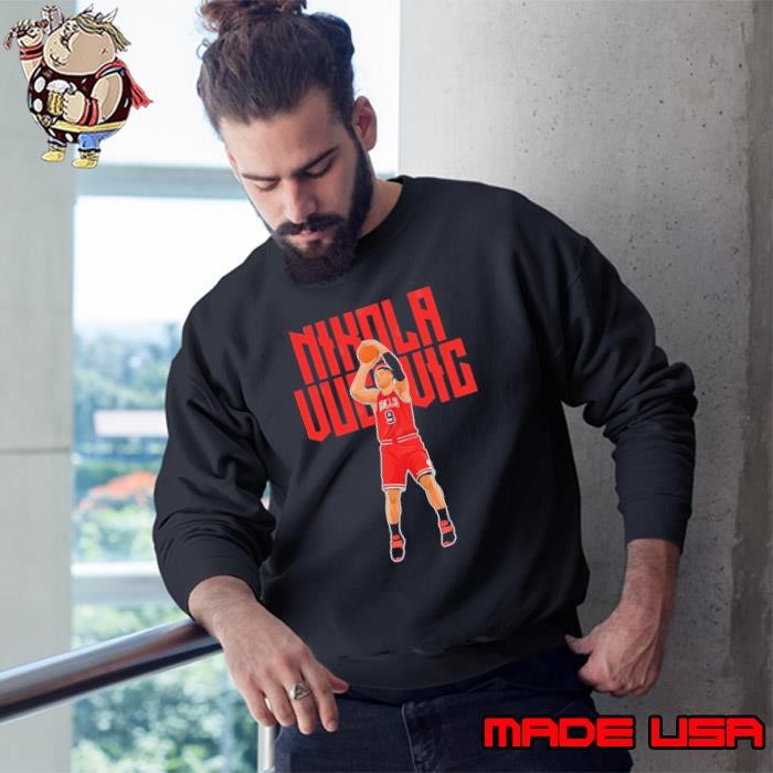 Nikola Vucevic Take a Shoot #9 Bold Montenegrin professional basketball Sweatshirt