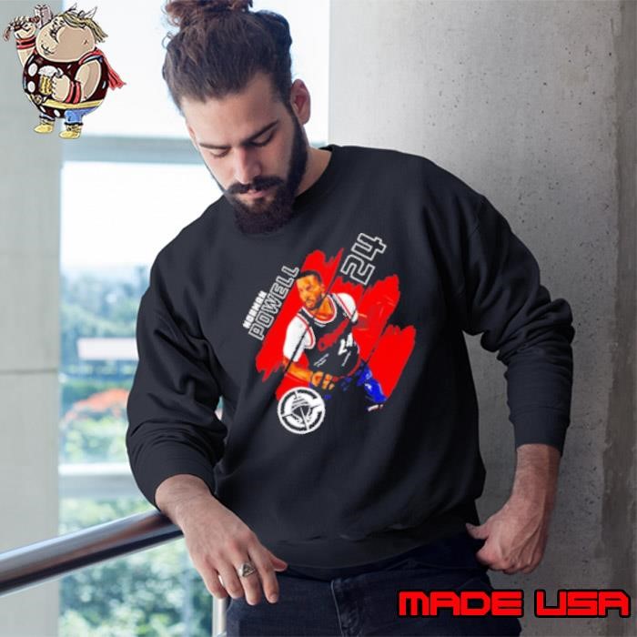 Norman Powell #24 Los Angeles Clippers Basketball stripes Sweatshirt