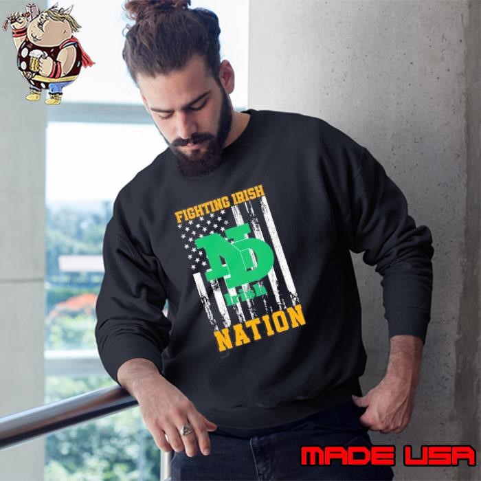 Notre Dame Fighting Irish Logo Nation Hs Sweatshirt