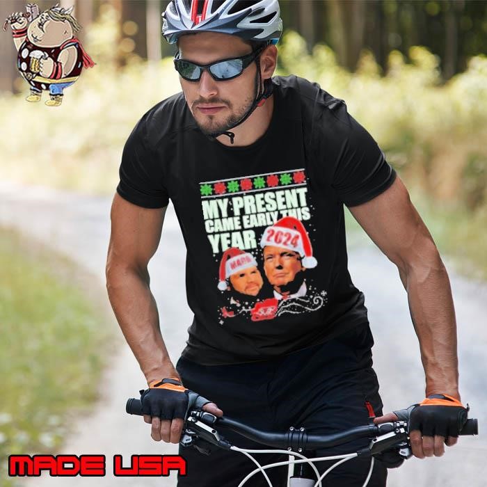 Official Funny Santa Trump Christmas Came Early This Year 47th President Xmas Unisex