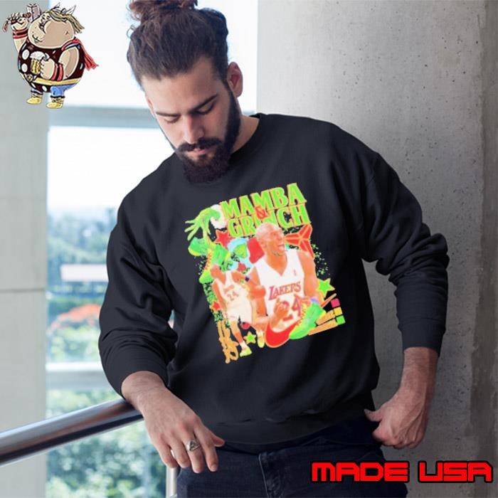 Official Mamba & Grinch Stole Christmas Kobe Bryant Christmas 2024 Sweatshirt