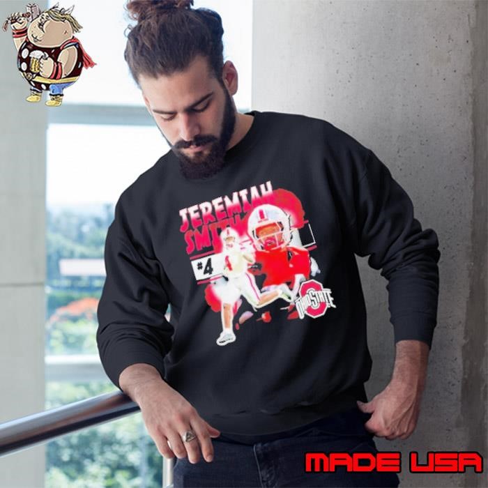 Ohio State Buckeyes Football Jeremiah Smith Freshman Record Sweatshirt