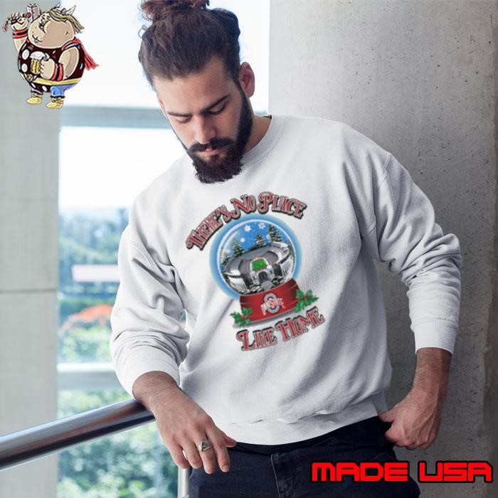 Ohio State Buckeyes There's No Place Like Home christmas Sweatshirt