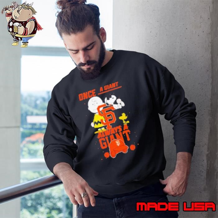 Once A San Francisco Giants Always A San Francisco Giants Cute Snoopy Sweatshirt