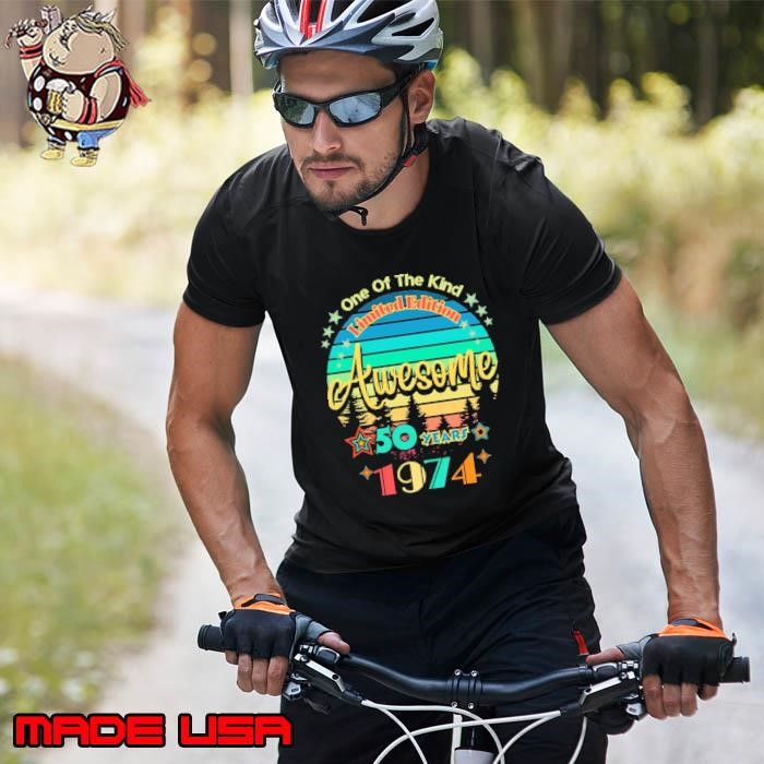 One of the kind limited edition 50 years 1974 vintage Unisex