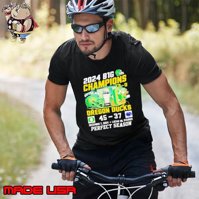 Oregon Ducks 13 0 2024 B1G Champions Perfect Season Unisex