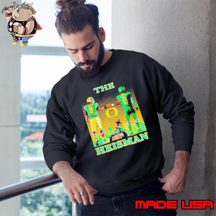 Oregon Ducks The Heisman Mariota Gabriel 2024 Signature Sweatshirt