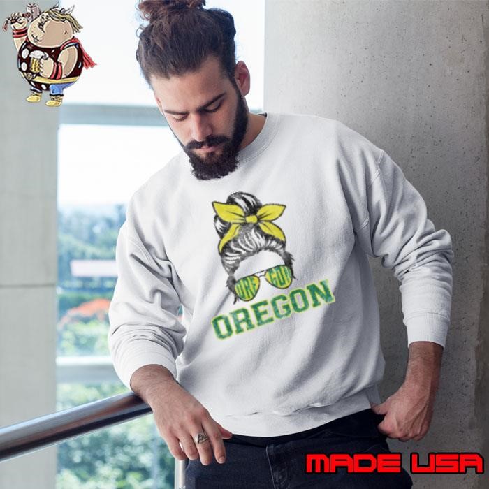 Oregon Lovers Messy Bun Oregon Souvenir Sweatshirt
