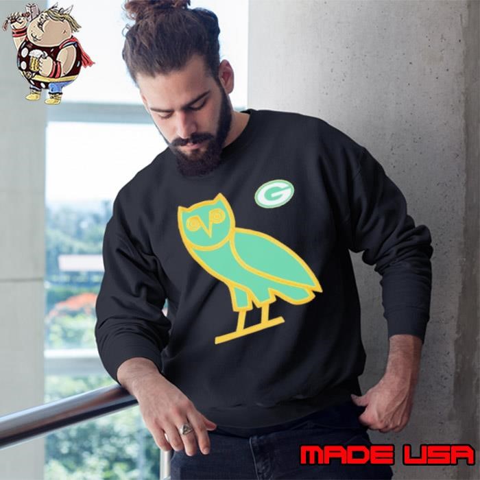 Owl NFL Green Bay Packers logo Sweatshirt