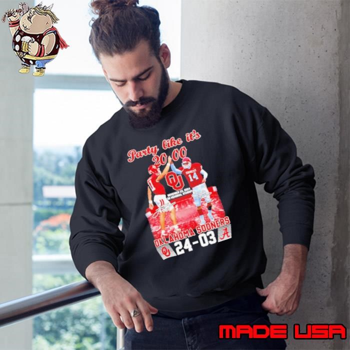 Party like it’s 2000 Oklahoma Sooners Sweatshirt