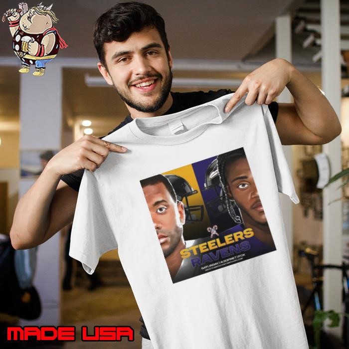 Pittsburgh Steelers Vs Baltimore Ravens t shirt Showdown Saturday Unisex