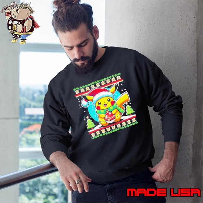 Pokemon Pikachu Christmas ugly Sweatshirt