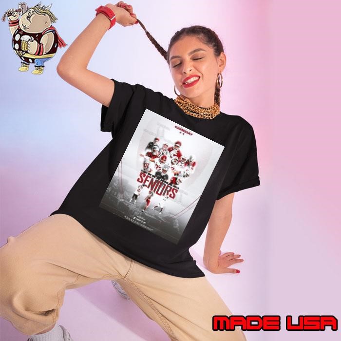 Poster Wake Up It’s Gameday Washington State vs. Wyoming Cowboys Thank You Seniors Nov 30 2024 Ladies tee