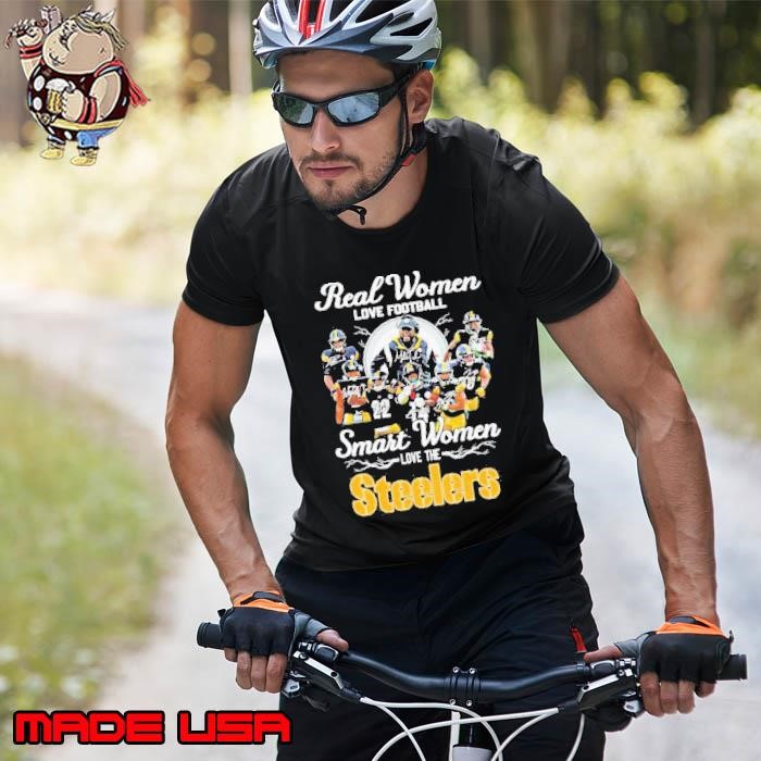 Real Women Love Football Smart Women Love The Pittsburgh Steelers Playoffs Unisex