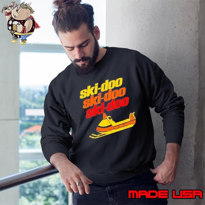 Retro Sport Quote Ski Doo Vintage Snowmobiles Sweatshirt