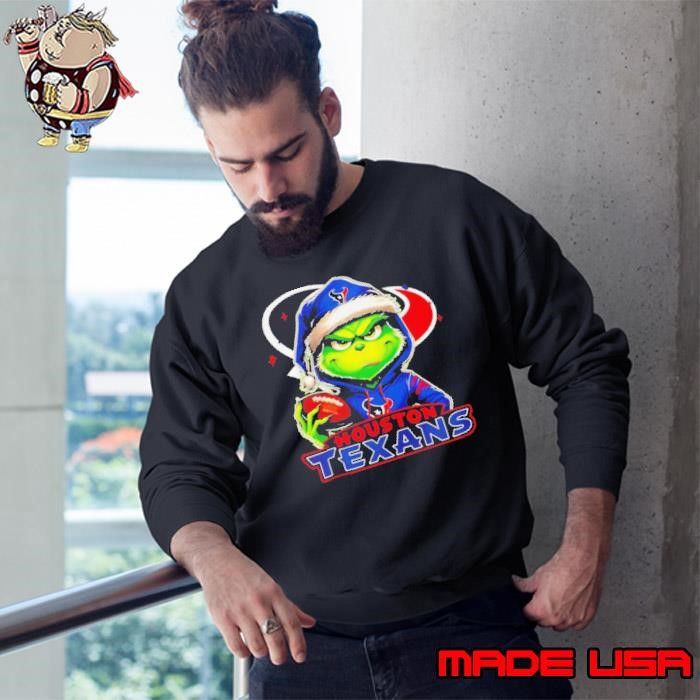 Santa Grinch Houston Texans Sweatshirt